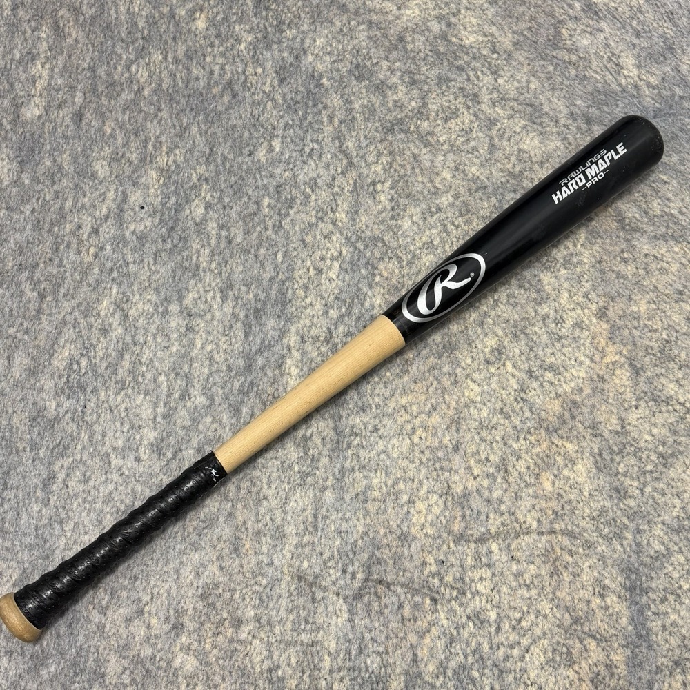 Rawlings R325HM Hard Maple Pro Baseball Bat 32” Wood Black Natural